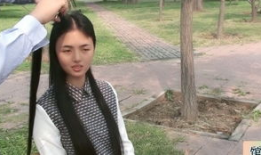 长发剪短视频